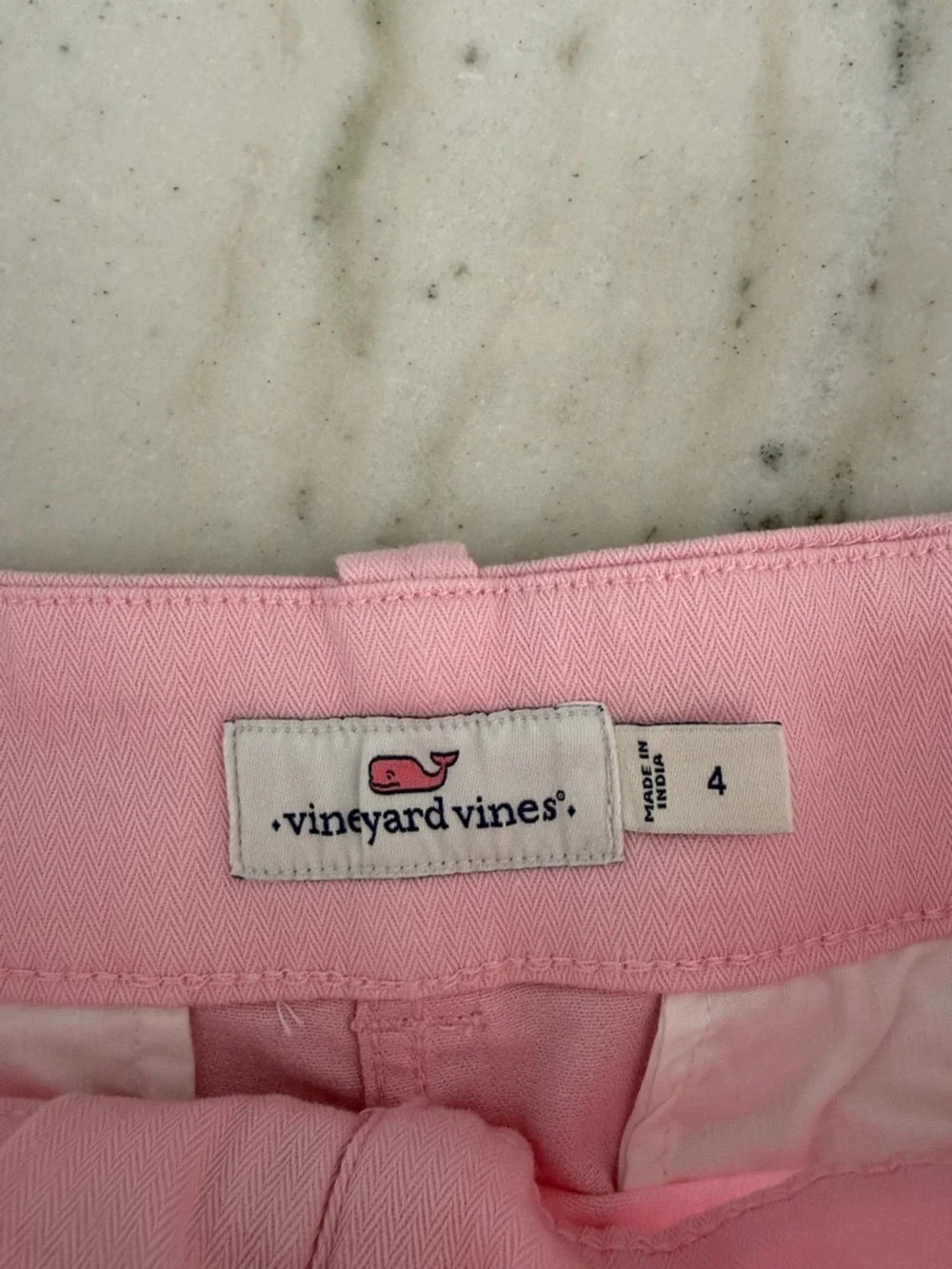 Vineyard Vines Light Pink Cotton Shorts - Picture 3 of 5